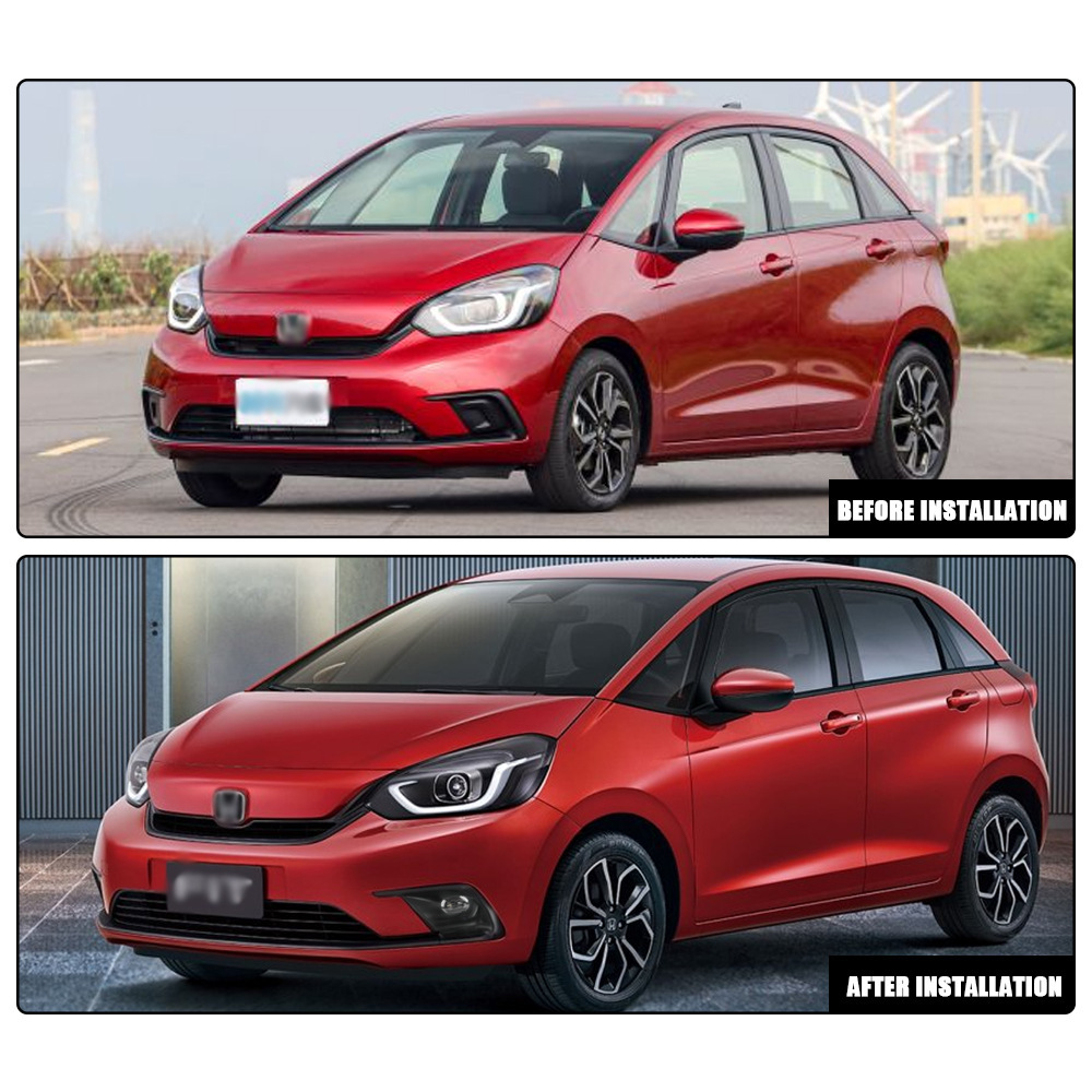 Aplicación del nuevo conjunto de luces antiniebla delanteras LED Fit / jazz Home de honda 2020 - on