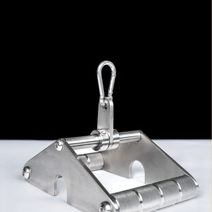 Stainless Steel High Pull-Down Handle V-Shaped Low Pull-Up Seated Rowing Handle Big Bird Strength Equipment Accessories Pull Rod