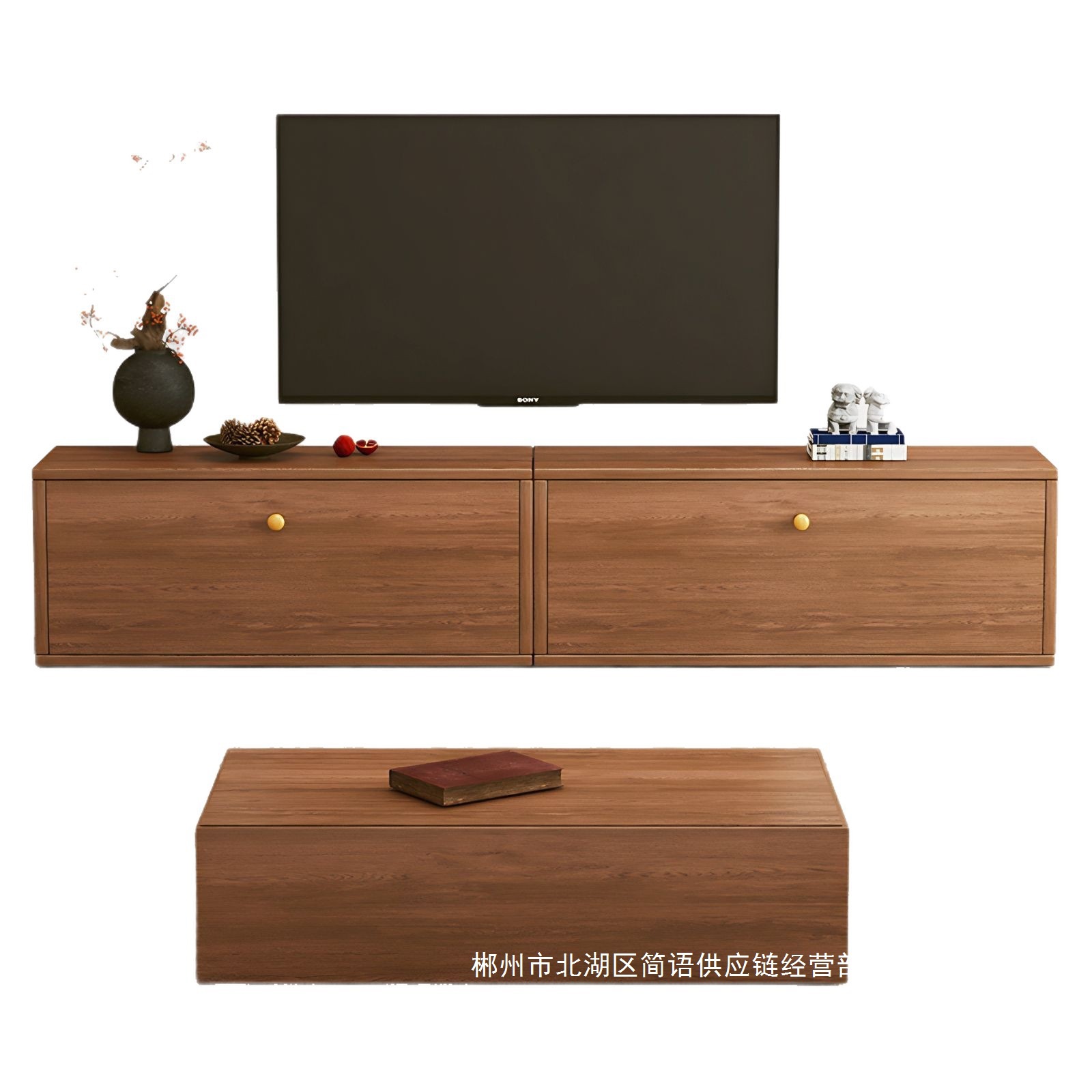 Fábrica directa gabinete de televisión sala de estar 2026 nuevo gabinete de mesa de té doméstica en un módulo de gabinete de almacenamiento de dormitorio