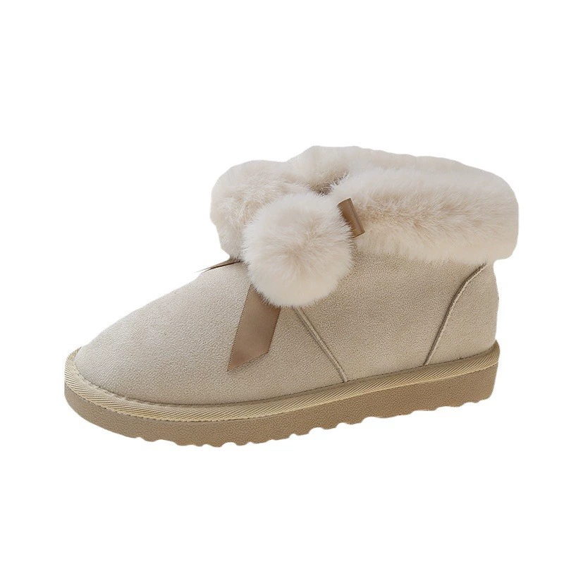 Cute warm low boots, 2023 collection