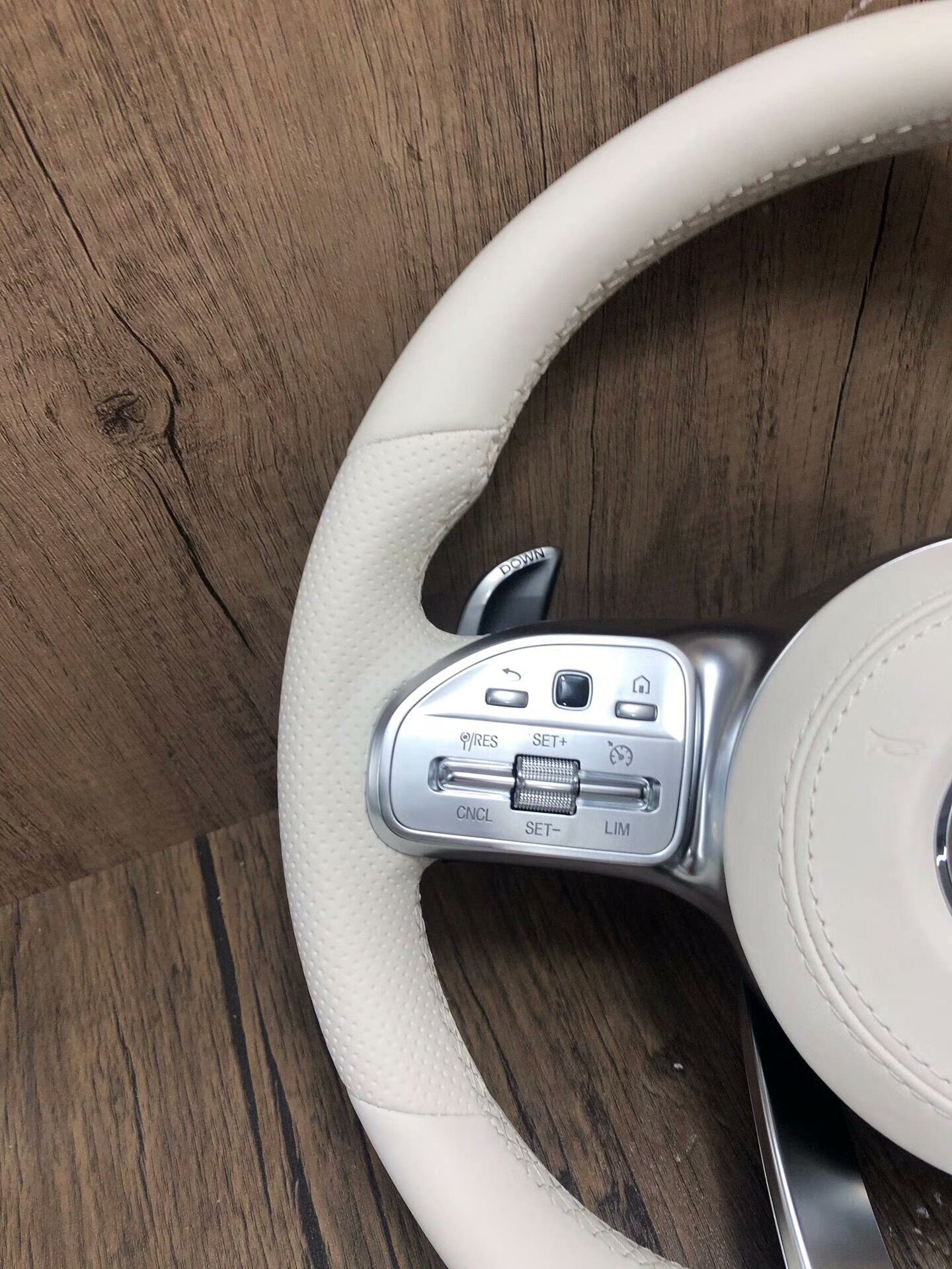 Mercedes-Benz A-Class, C-Class, E-Class, CLA, GLK, GLC, GLE, CLS, C200: genuine leather steering wheel modification, AMG assembly