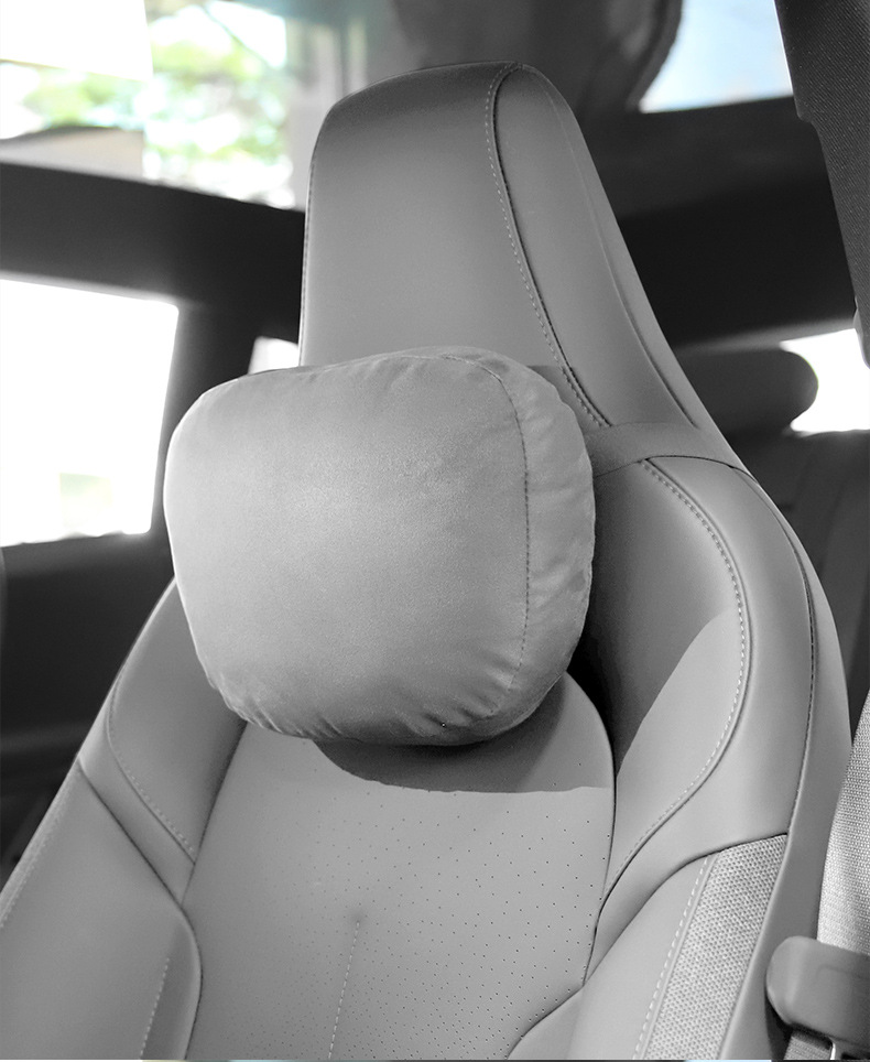 Suitable for Nio Et5T Ec6 Es6 Suede Headrest Lumbar Seat Back Cushion Neck Pillow Car Interior Accessories
