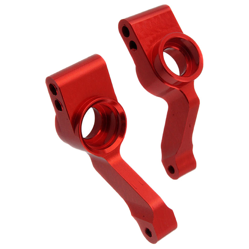 铝锻压锻打工厂 铝型材精密锻造 红尼龙转向后轮配件 阳极氧化