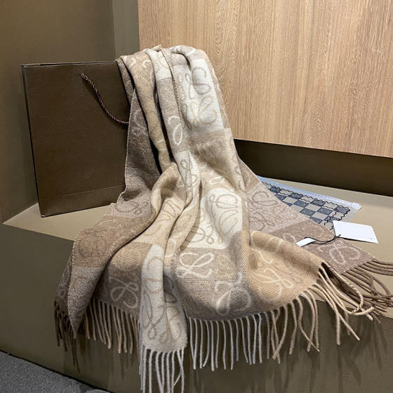 rjcc autumn and winter tassel Classic Jacquard cashmere scarf comfortable warm color matching thickened women's lamb wool shawl