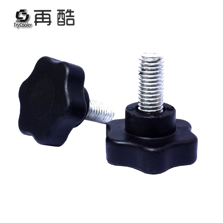 38MM 육각 TORX 손잡이 나사 플라스틱 조정 가능한 발 조정 가능한 발 무거운 의무 조정 가능한 발 컵 재고