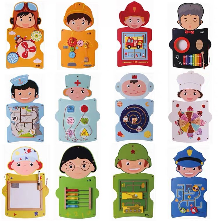 幼稚園の壁面玩具 愛国心を育む壁面ゲーム 高速鉄道 知育エリア 環境に優しい壁面装飾 早期教育玩具 木製|undefined
