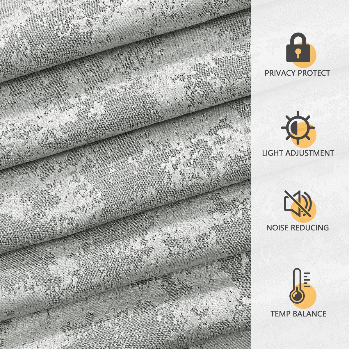 Amazon transfronteriza nueva luz y sombra brillante cortina de sombra cortina de perforación de dormitorio cortina de protección solar TEMU