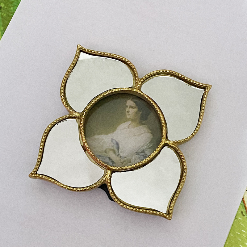 Resin Mirror Photo Frame Phnom Penh Square Nordic ins Picture Frame 4 Inch Decorative Creative I am a Combination Photo Frame Table