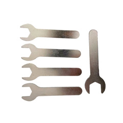 Manufacturer of simple furniture open-end wrench matching bathroom pipe stamping wrench single-head thin slice disposable wrench wholesale