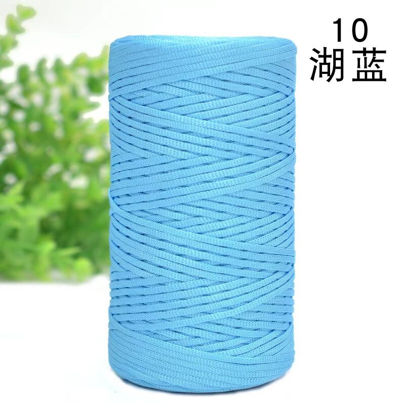 Algodón mercerizado, lino, laca, hilo de seda de hielo, bricolaje tejido a mano, protección solar de primavera y verano, sombrero para el sol, bolso de ganchillo, cojín, zapatos