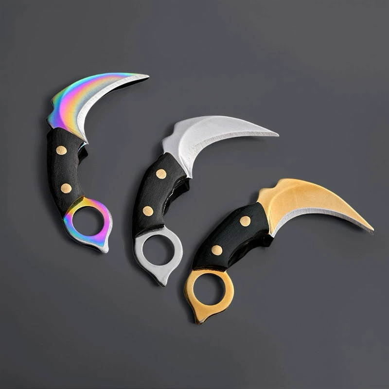 Small keychain, handheld pocket knife stainless steel