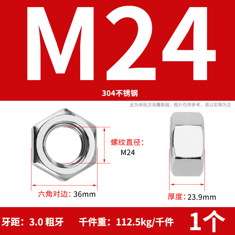 【六角ナット】304ステンレス六角ナット 六角ナット 高強度ナット ナットの仕様が揃っています|undefined
