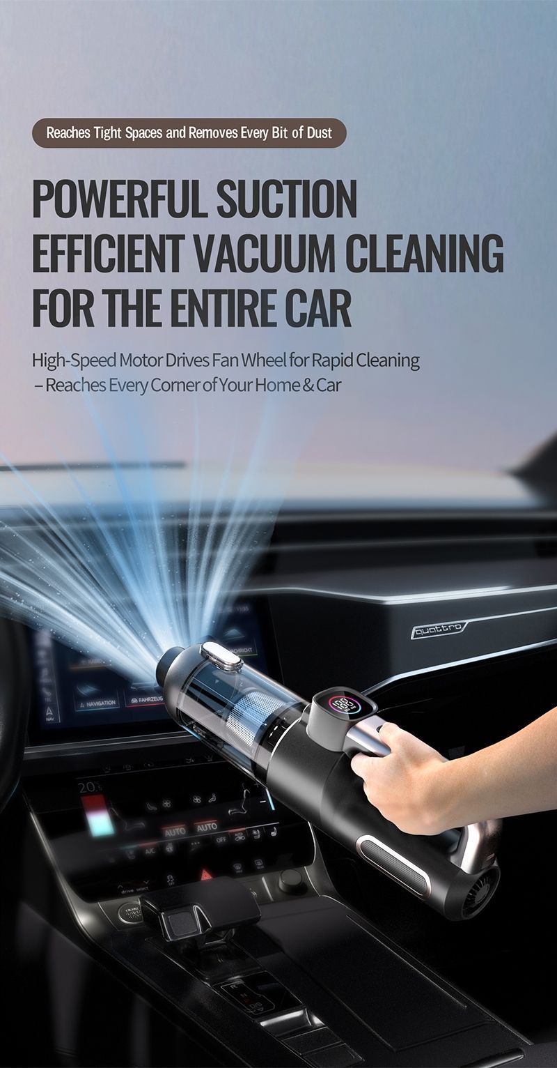 Amazon Cordless Car Vacuum Cleaner with High Suction Power 17000Pa, High Power, Convenient Handheld Car Vacuum Cleaner