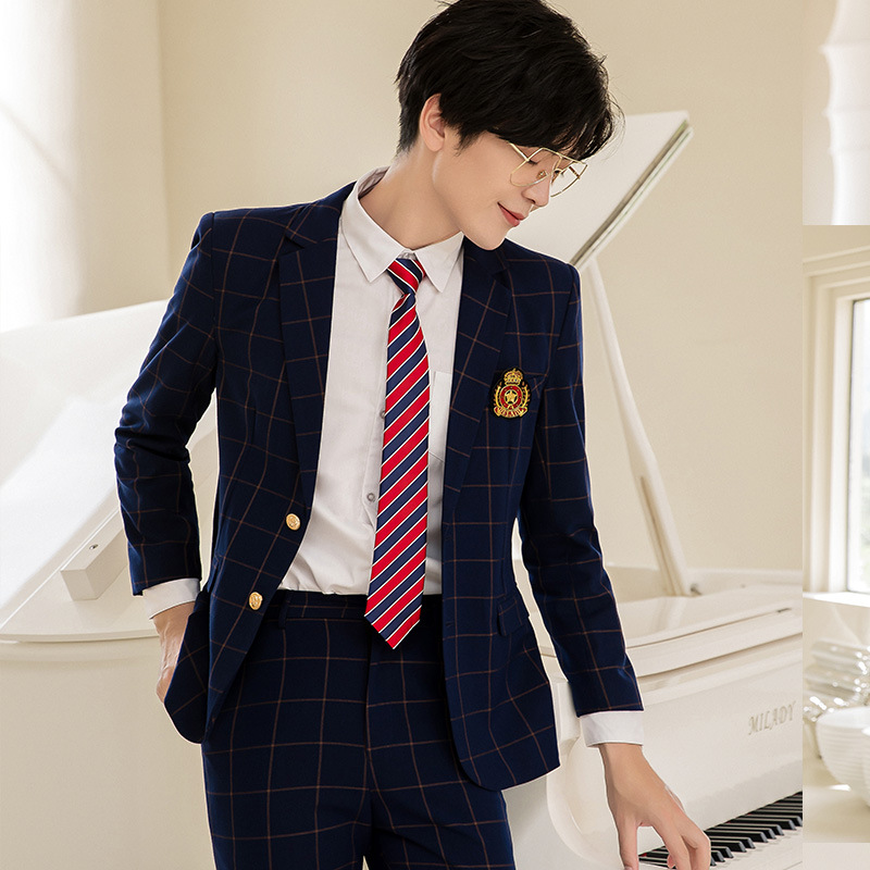 Qigu Niang student uniform suit middle school student autumn and winter class uniform high school student junior high school college style uniform suit