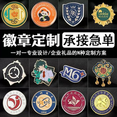 金属バッジカスタム亜鉛合金塗装バッジカスタムエナメル校章ブローチ