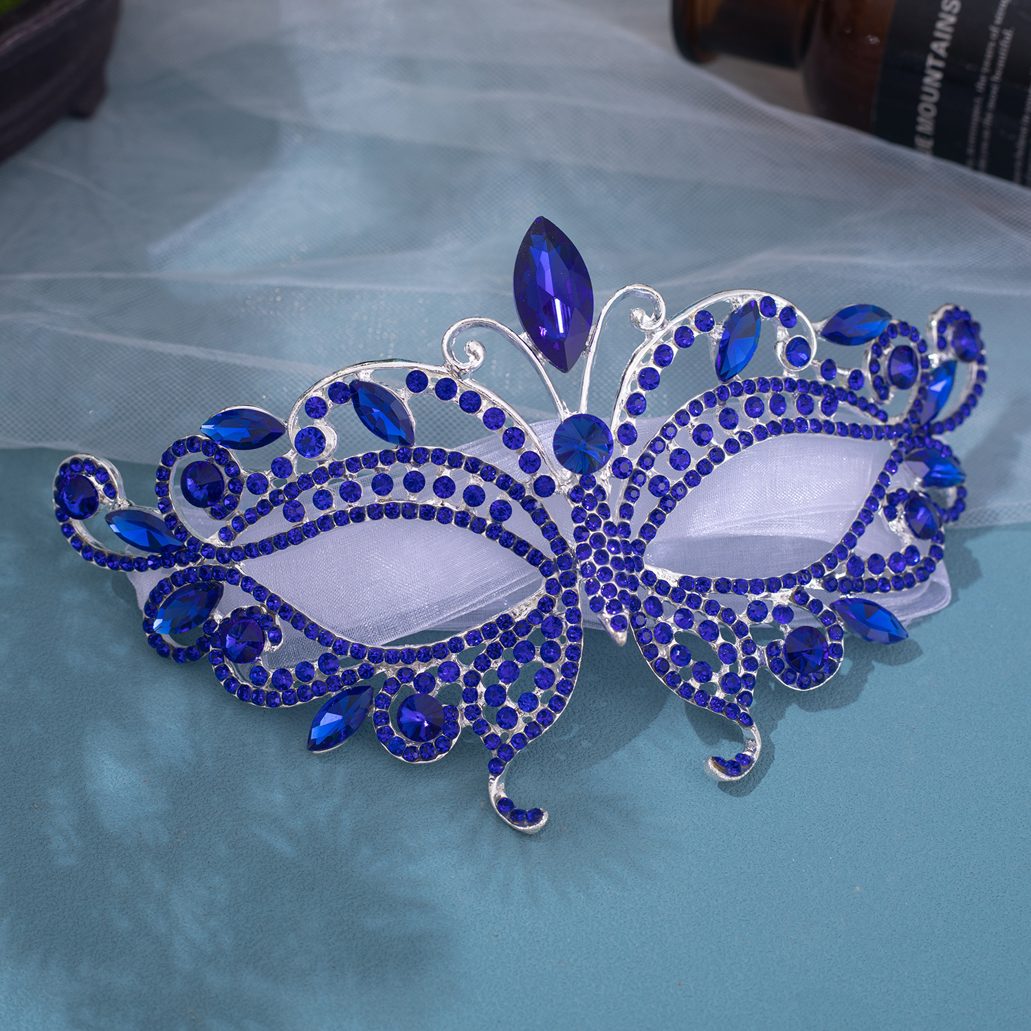 Mask Event & Party Supplies 1 Piece Quantity Wedding, Party Occasion Sweet Solid Color Alloy Wedding Party Mask