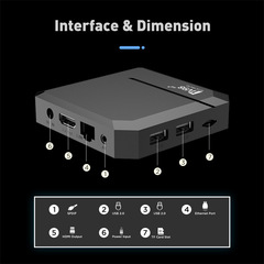 Foreign Trade TV98 BT Set-Top Box H313 HD 5G WIFI 4K HD Android Bluetooth TV Box