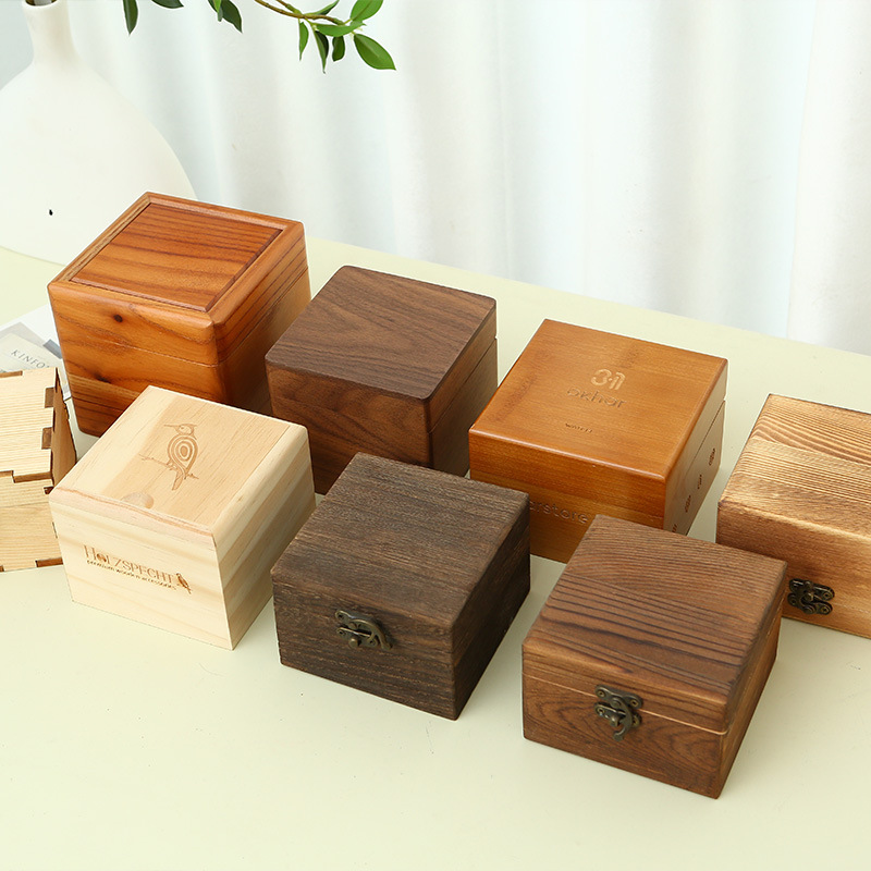 木质手表盒腕表柜台展示盒多格手表盒家用储物小木盒实木表盒