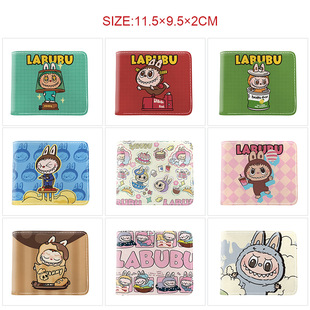 新款拉布布labubu可爱零钱包学生手拿 卡包零钱收纳 小巧简约-阿里巴巴
