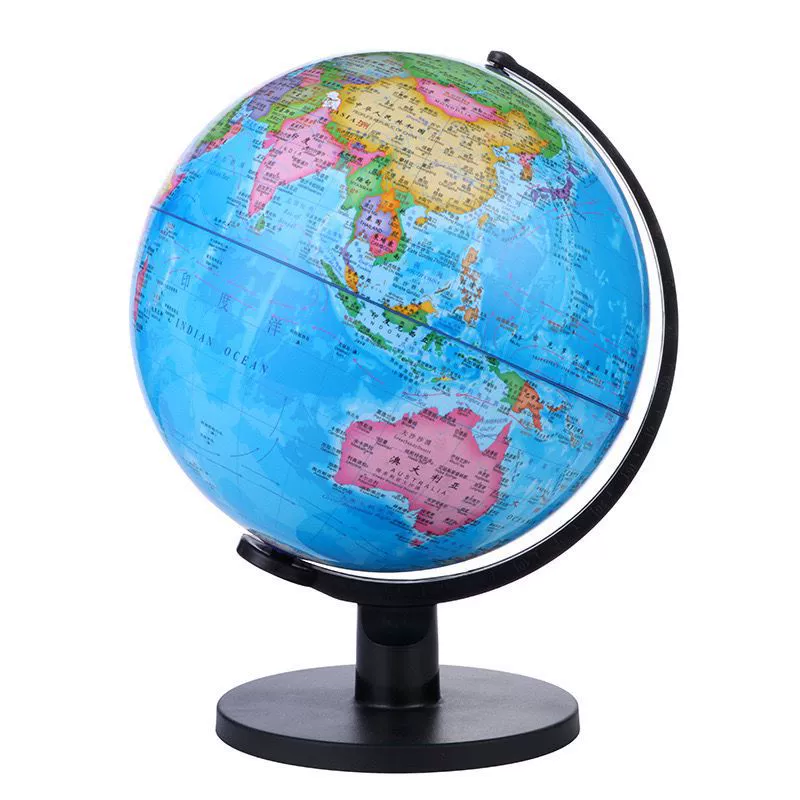 Источник фабрики цельнопластиковый глобус высокой четкости 25 см китайско-английский русский испанский арабский большой глобус украшения