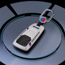 适用奥迪网红钥匙套23/22款a6l/a4l/q5/a7/q7/q8/a3l潮款保护壳扣