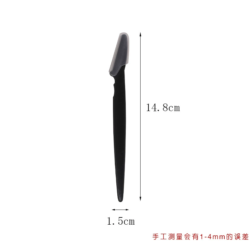 Foldable Eyebrow Razor, 3-Piece Compact Set or Bulk, Protective Net Option, lightweight