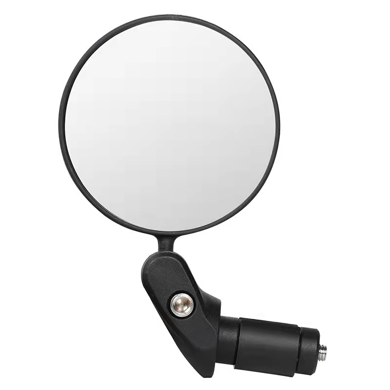 Bicicleta reflector convexo bicicleta de carretera espejo trasero giratorio bicicleta de montaña mango bloqueo espejo retrovisor equipo de equitación