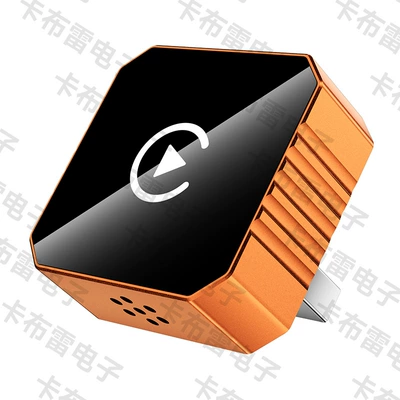 Hot-Selling 2-in-1 Wireless Carplay Module Android Auto Car Connectivity Box Smart Carplay Box (Simsiz CarPlay və Android Auto) - q1bv-orange-white-label-metal-glass-carplay-android-auto-2-in-1-only-suitable-for-overseas-systems