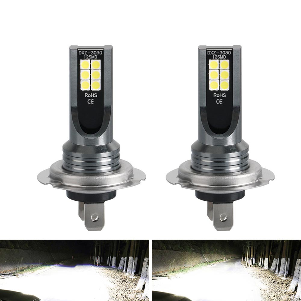 Car Led Anti-Fog Light Modification H1H3H4H7H11H8 Car Lights Low Beam High Beam Xenon H8/H11 Super Bright