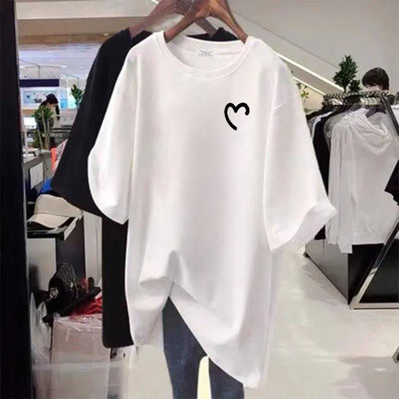 Extra large size 300kg chubby girl plus size T-shirt 2024 summer new loose slim Joker short sleeve T-shirt jacket tide Extra large size 300kg chubby girl plus size T-shirt 2024 summer new loose slim Joker short sleeve T-shirt jacket tide
