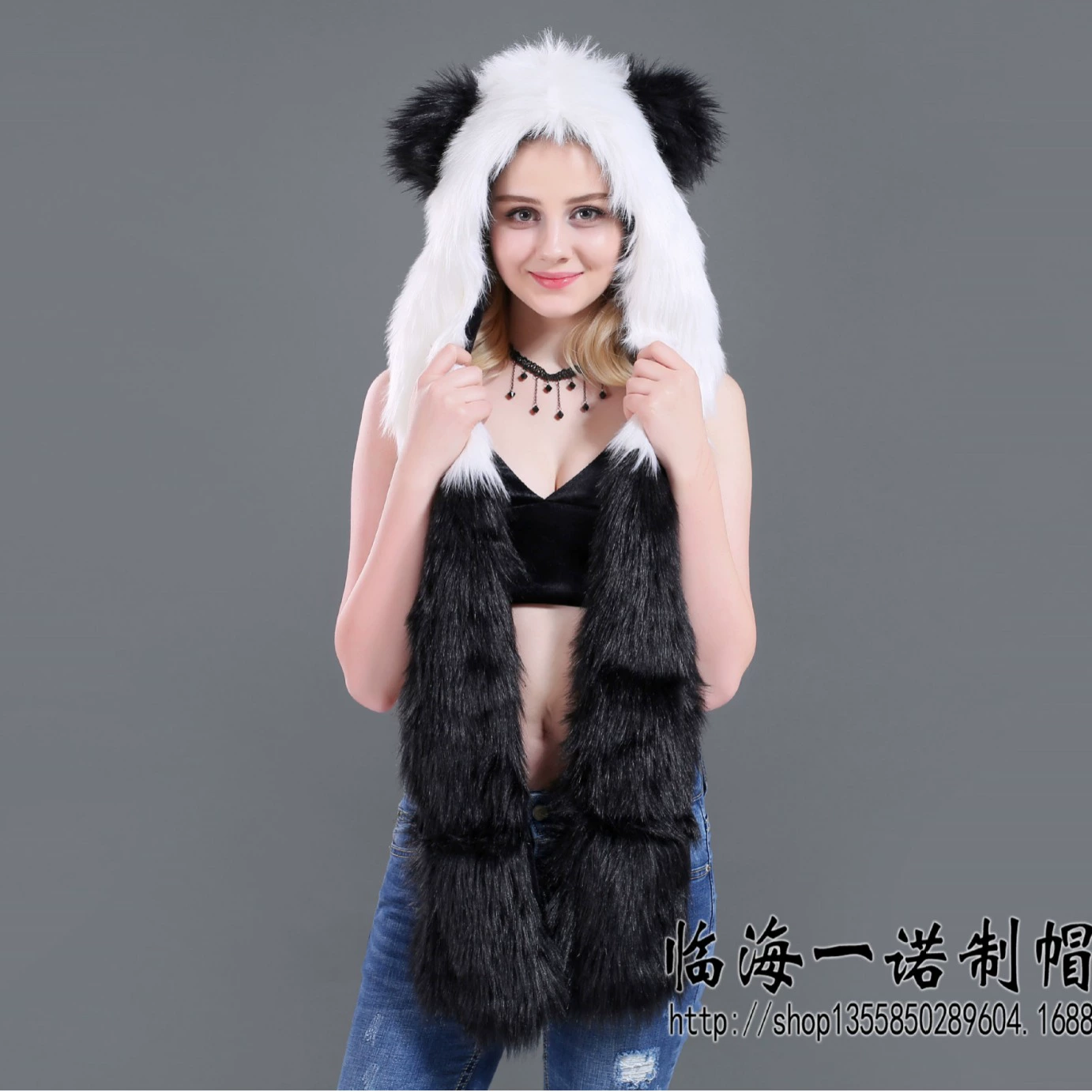 Winter Cartoon Hat, Scarf & Gloves Set (Speed Tong) — One Size, Multiple Animal Styles