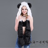 Зимняя мультяшная шапка, шарф, перчатки, европейский стиль, Amazon