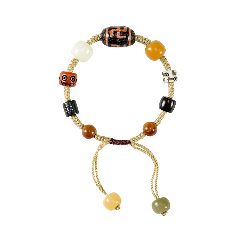 Retro agate ethnic universal bracelet handmade, ethnic style