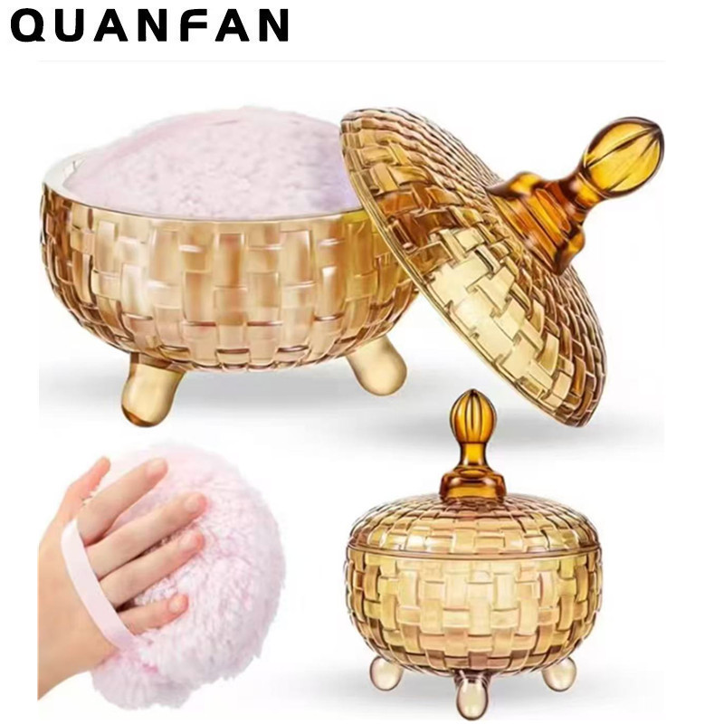 150MM*75MM加厚比脸大年糕绒定妆妖制气垫棉花糖短绒大圆形植绒痱