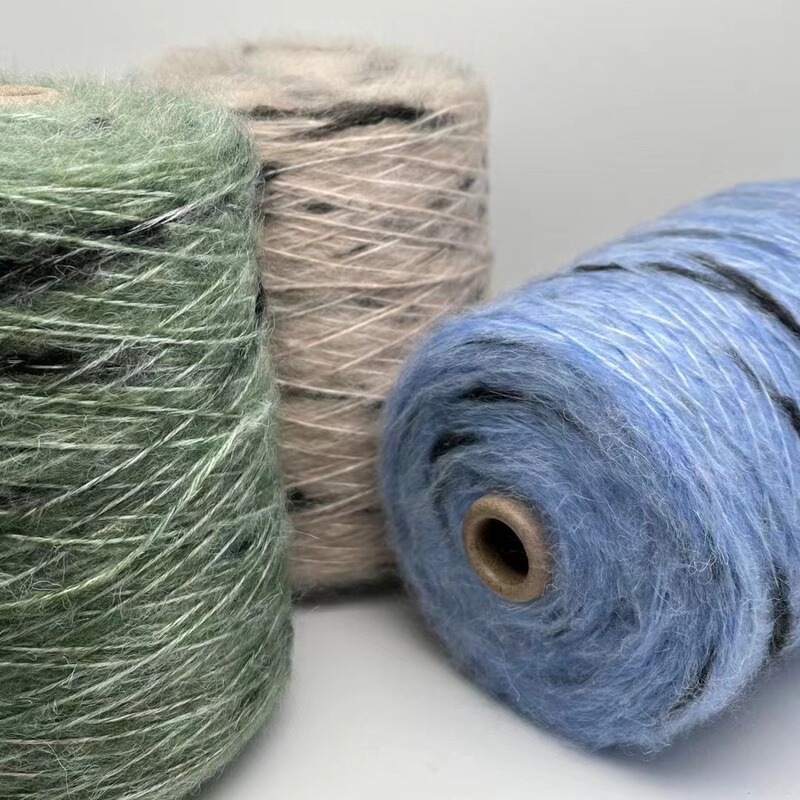 3.8 Wool Spotted Velvet Spotted Wool Velvet Small Meteor Velvet Yarn Meteor Yarn Italian Fancy Yarn