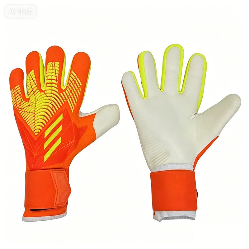 Fábrica directa de guantes de portero de fútbol de látex grueso antideslizante guantes de portero cómodos y transpirables para hombres y mujeres