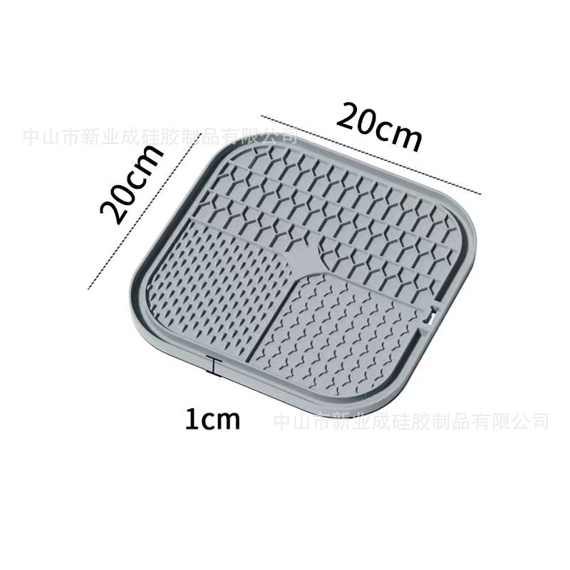 Pet Licking Pad, tazón de comida lenta para mascotas, almohadilla de alimentación para mascotas, múltiples especificaciones, plato de comida para perros pequeños, fábrica directa de platos de comida para perros