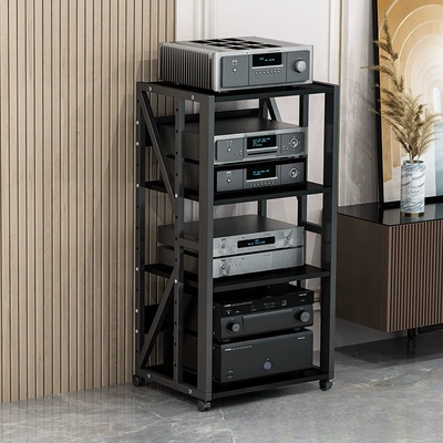 Electric car big tripod: Multi-Layer Adjustable Amplifier Rack