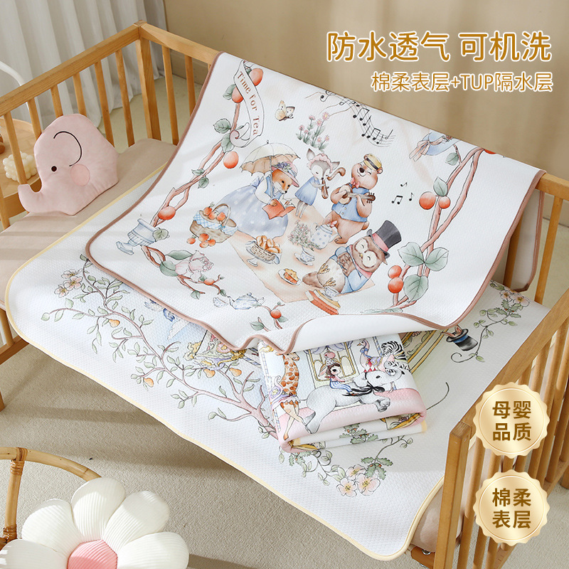 Diaper Pad Baby Class A Pure Cotton Baby Breathable Waterproof Bed Sheet Washable Menstruation Pad Children's Mattress