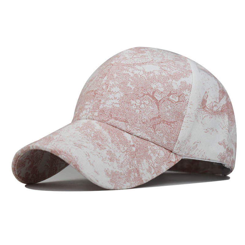 Amazon tie-dyed sombrero de estilo chino gorra de béisbol variedad de impresión gorra de béisbol versátil moda hombres y mujeres gorra
