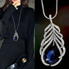 Advanced accessory, sweater, chain from pearl, long trend demi-season necklace, high-quality style, Japanese and Korean