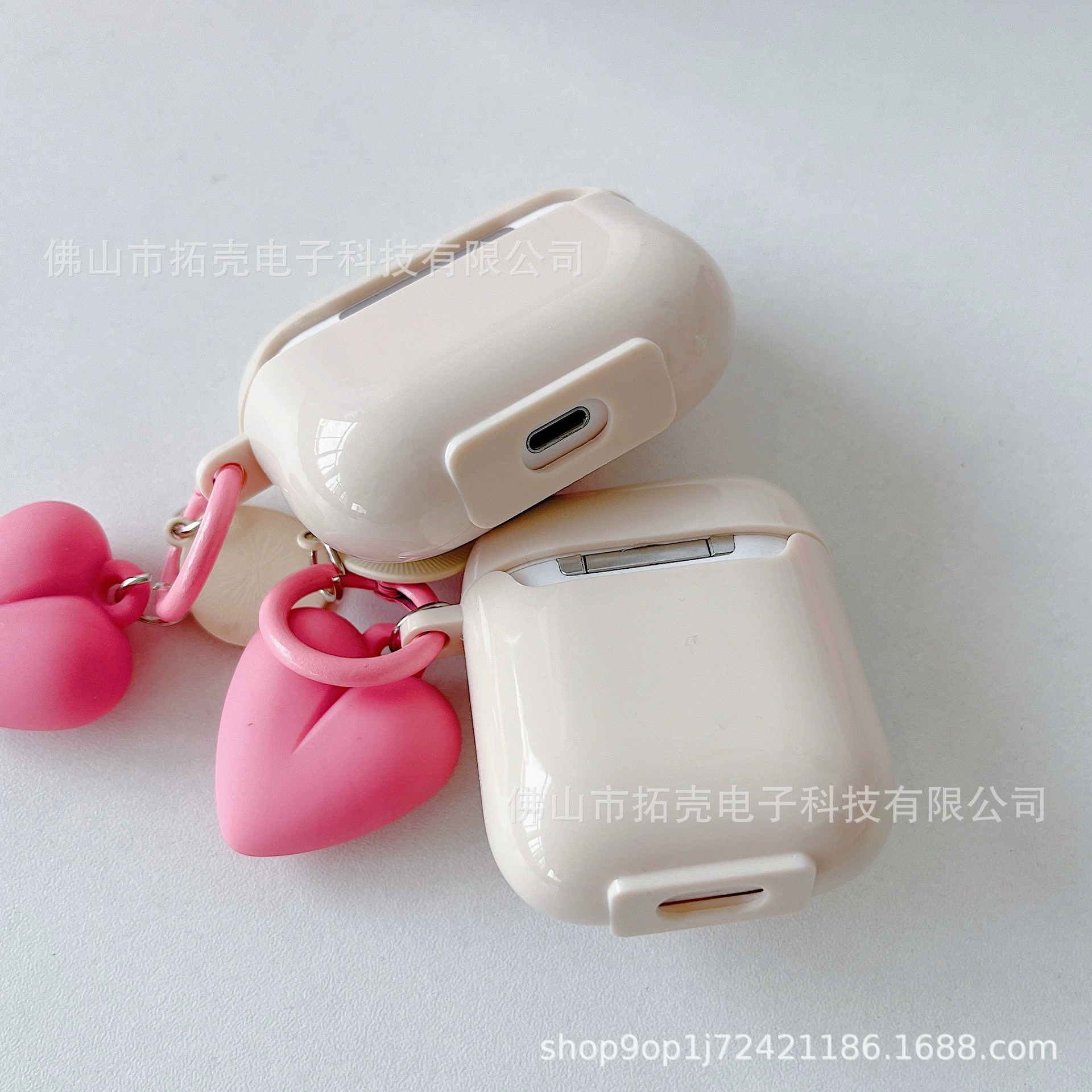 Apple, фуксия совместимые наушники, белый защитный чехол, 3м