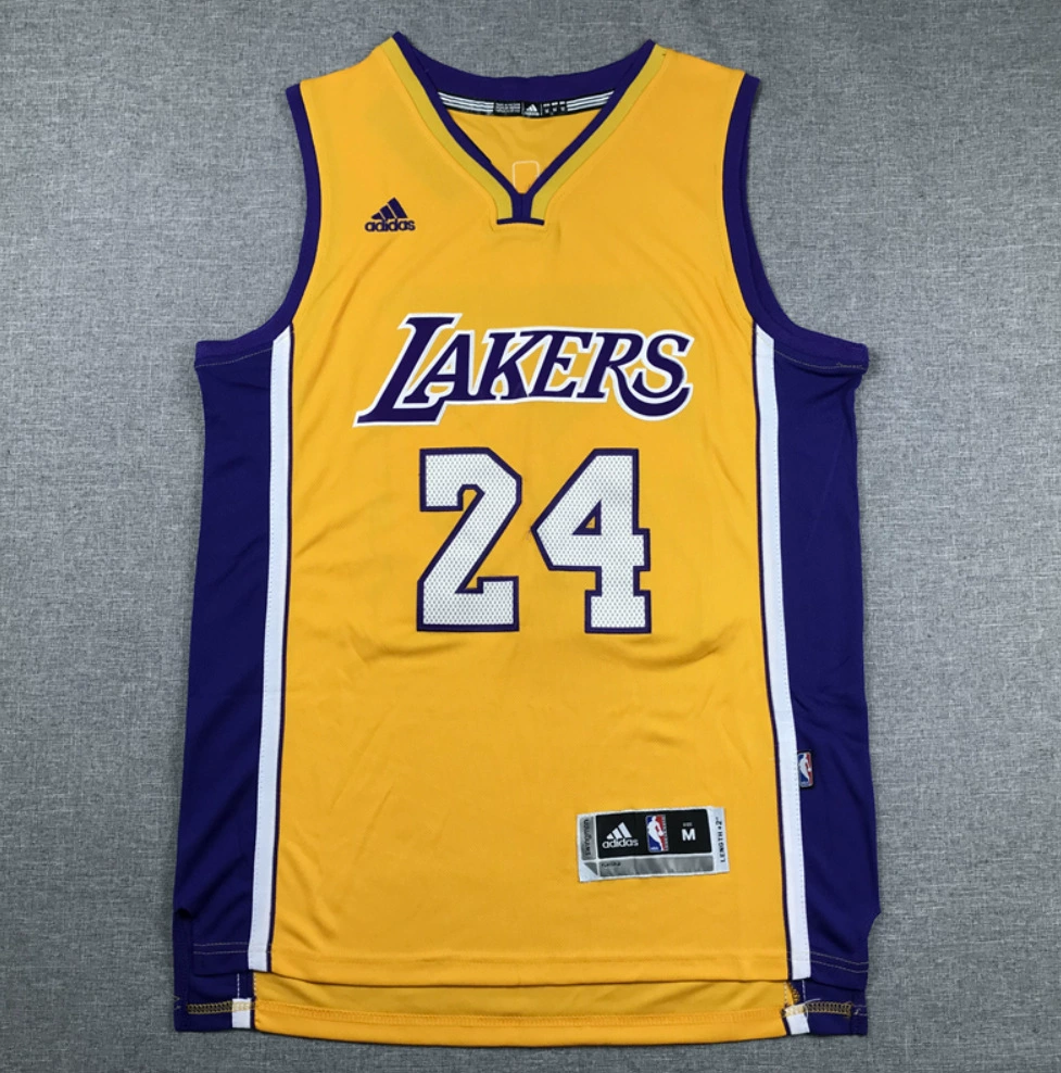 NBA вышитая баскетбольная майка No. 24 Kobe Мамба змея рисунок Kobe спереди No. 8 No. 24 Lakers Kobe Jersey