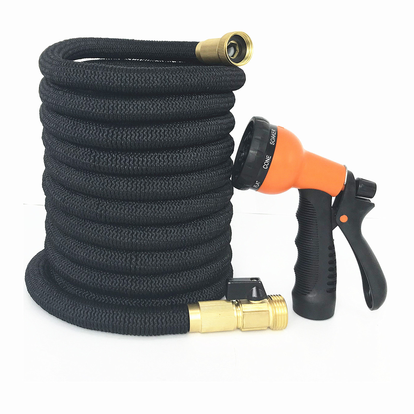 厂家销售小额批发家用高压洗车水枪三倍伸缩花园水管8功能水枪