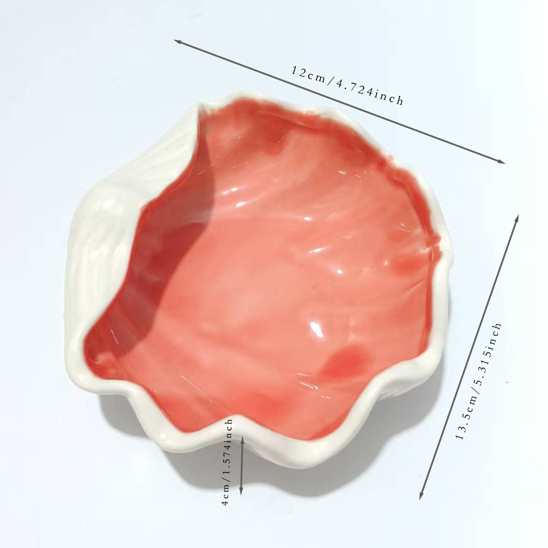 Joyería transfronteriza bandeja de joyería estrella de mar caracoles de cerámica joyería para niñas muestra bandeja para el hogar