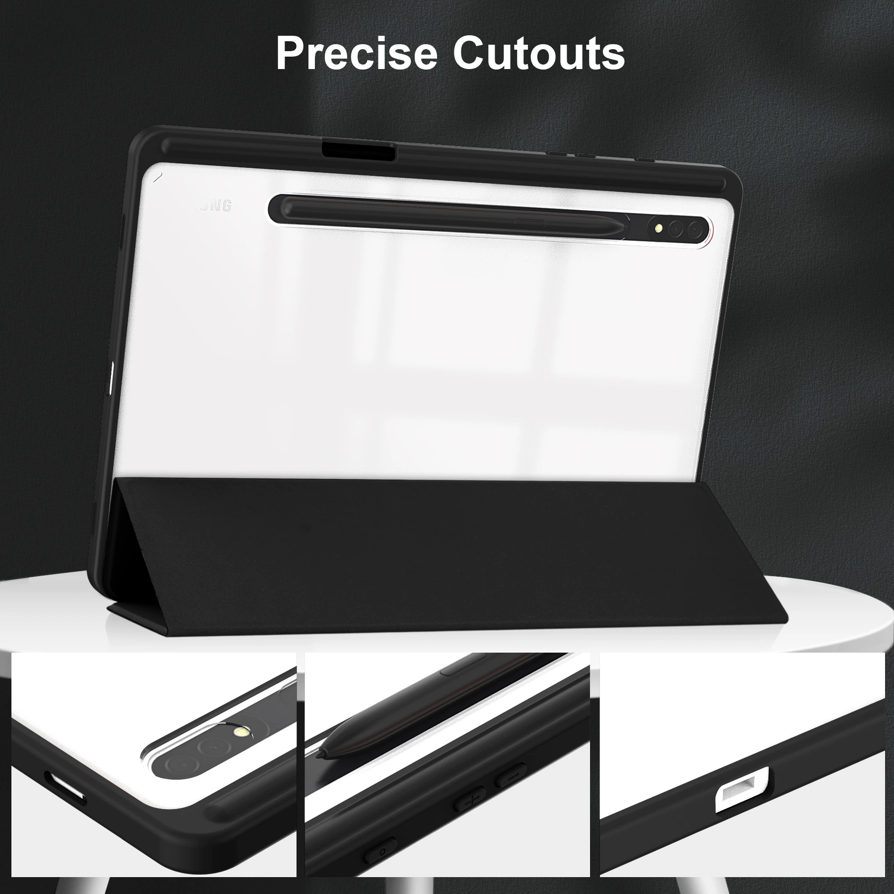 Samsung, acrylic protective case, fall protection, 11 inch