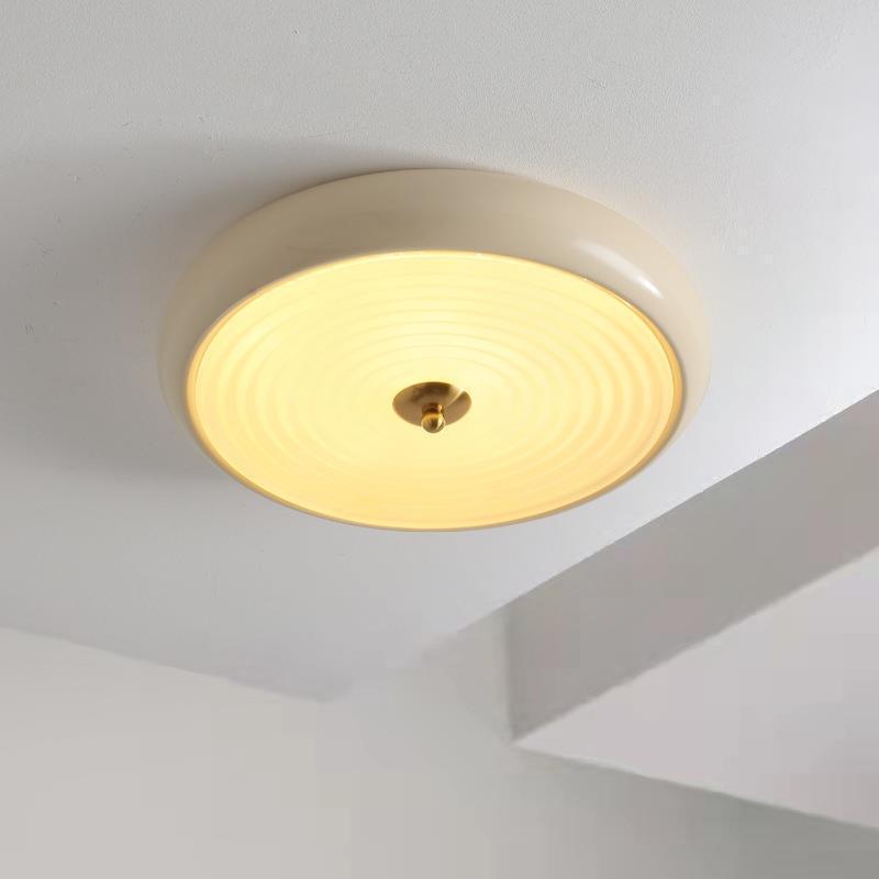 French Cream Bedroom Ceiling Lamp Net Red Bauhaus Retro Cloakroom Living Room Study Dining Room Balcony Round Lamp