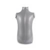 Inflatable mannequin head, props PVC, foldable handheld pleated skirt full body, clothing