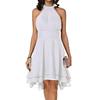 Summer fitted shiffon dress sleevless, European style, with sleeve