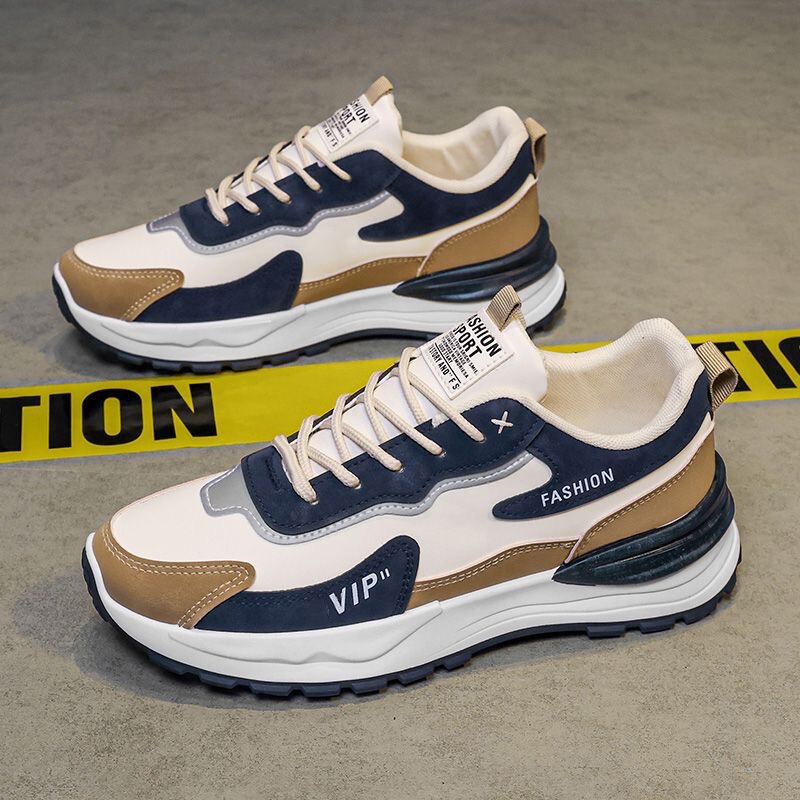 Men's Shoes, Sports Shoes, New Autumn Casual Shoes, Summer Work and Office Shoes, Leather Surface, Waterproof, Non-Slip, Labor Protection Trendy Shoes, Cross-Border
